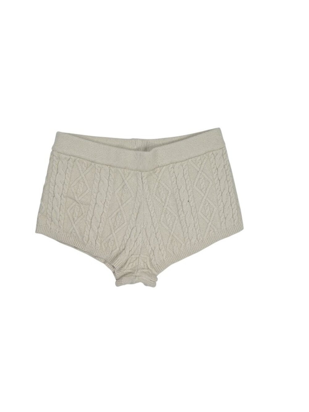 Lioness Housewife Knit Short in Ash Cable